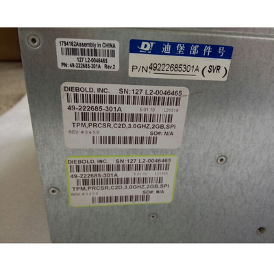 ATM parts Diebold OP PRCSR,BASE,C2D,3.0GHZ,2GBI Host 49222685301A
