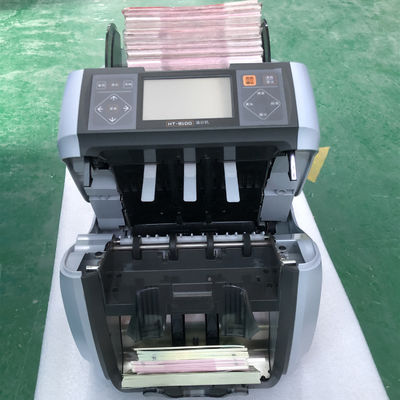 EURO GBP RUB Mix Value Counting Machine With Fake Note Detector 800pcs/Min