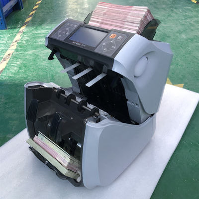 Intelligent Cash Money Counter Mixed Denomination With 4.5 Inch Color TFT