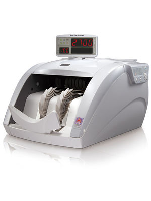 Financial equipment 2 pockets money counting Multi-Currency mixed value counting sorter machine