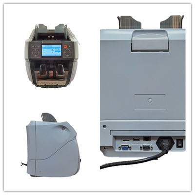 The first banknote as standard banknote mixed currency sorter machine money counter