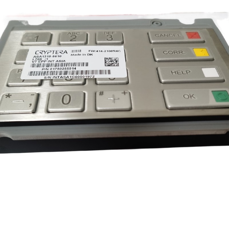 Saudi 1750235003 Diebold Nixdorf 1750255914 ASIA EPP V7 ESP INT pinpad keyboard atm parts