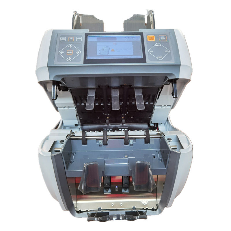 1+1 Pocket CIS Note Sorter Machine 100 Watts 800-1000 Notes Per Minute