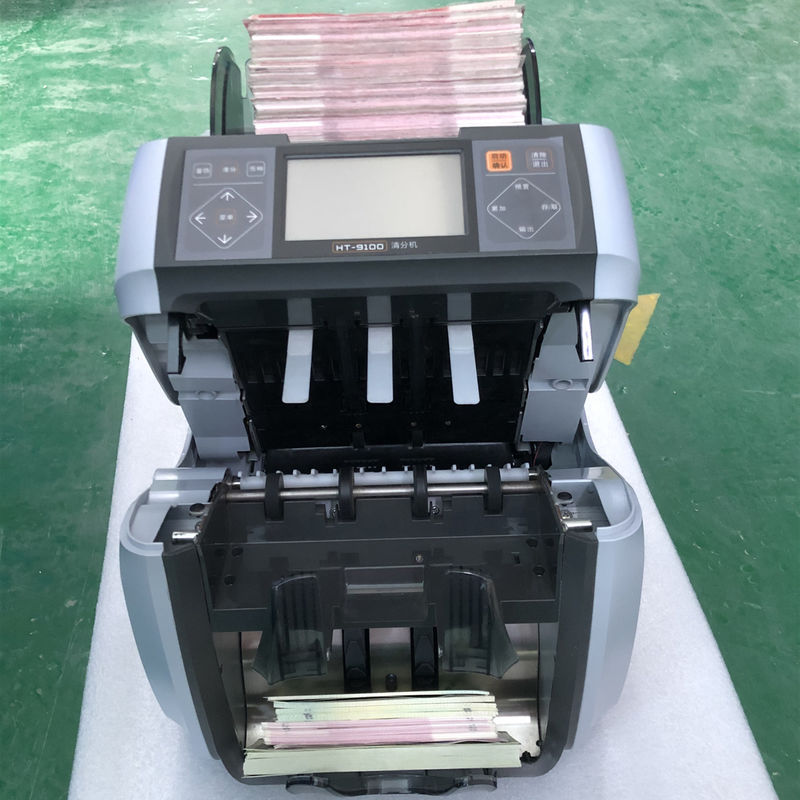 EURO GBP RUB Mix Value Counting Machine With Fake Note Detector 800pcs/Min