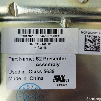 NCR 4450757321 S2 Presenter Assembly F&A FRU 66xx  ATM Module Spare