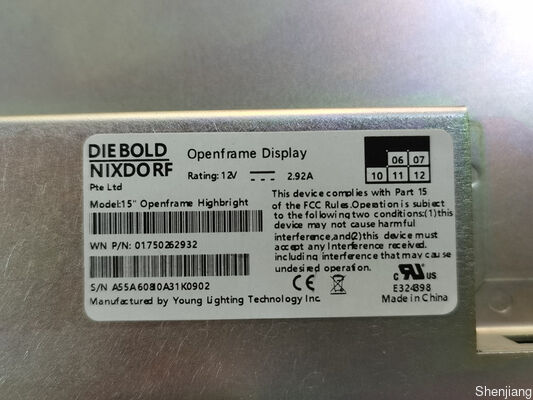 Wincor 1750242978 15 Inch LCD High Bright High Light 285 HB LCD BOX ATM spare parts