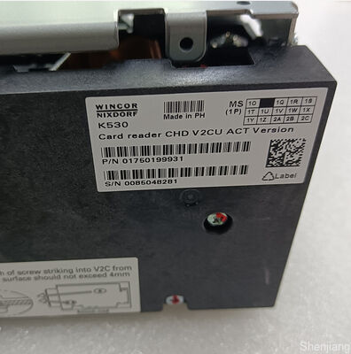 ATM Machine Bank Wincor Nixdorf ATM Parts Hitachi-Omron V2CU-1JL-G81 Card Reader CHD V2CU ACT Version 01750199931 1750199931