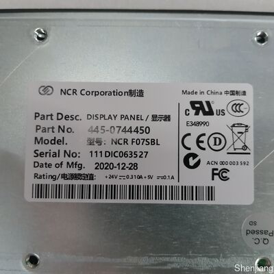 445-0744450 NCR FO7SBL DISPLAY PANEL NCR Parts List