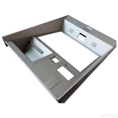 1750245764 Wincor 280 Silver Front Panel Lower Right Corner Without Hole