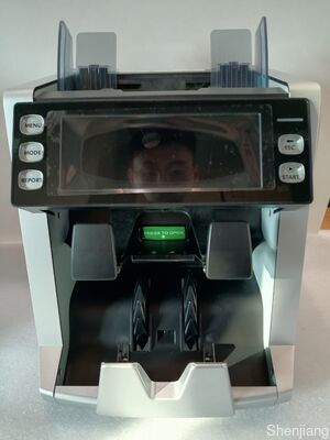 1+1 Pocket Banknote Sorting machine Money Counter Detector Black with LED Display LK22025060006