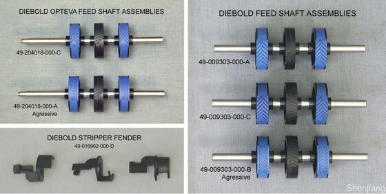 New Original Diebold ATM Parts Diebold Opteva 2.0 Feed Shaft 49204018000d 49-204018-000d Rubber