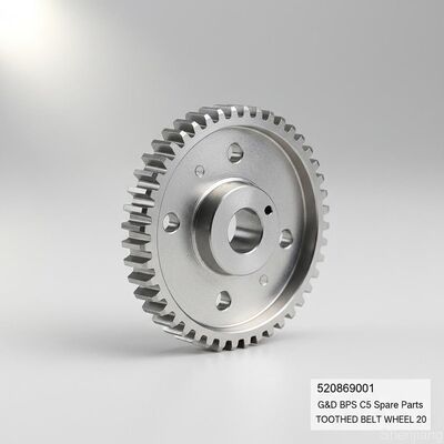 520869001 Giesecke+Devrient BPS C5 Spare Part Toothed Belt Wheel 20 Teeth for Banknote Sorter