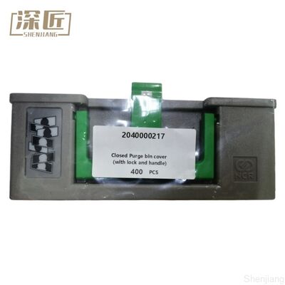 2040000217 NCR Closed Purge Bin Cover with Lock and Handle ATM Machine Parts for NCR S1 Reject Cassette 4450693308 445-0693308