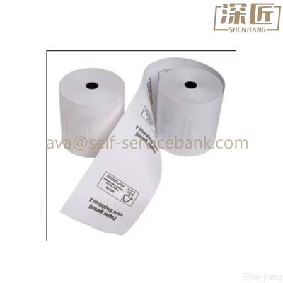 Wincor NP06 Thermal Journal Roll Thermal ATM Receipt Paper Black Image with Sense Marks