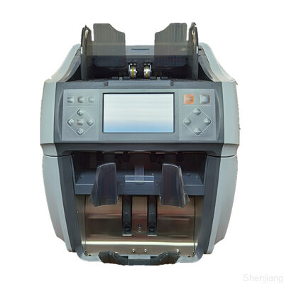 Double Pocket Cash Sorter Machine Money Counter With Value Counting