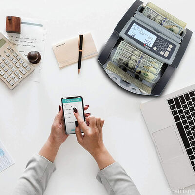 Top Loading Dual Cis Money Detector Mix Value Cash Money Counting Machine