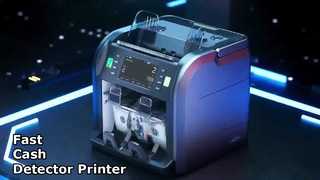 SJ668 Portable Multi-Currency Banknote Detector with Printer & Lifetime Warranty